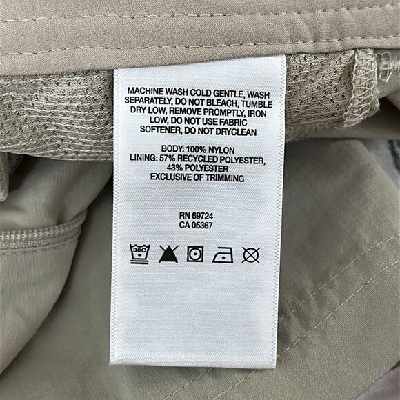 Columbia PFG Capri Pants Size 10 Beige Palm Peak Inseam 21 in - Picture 15 of 15